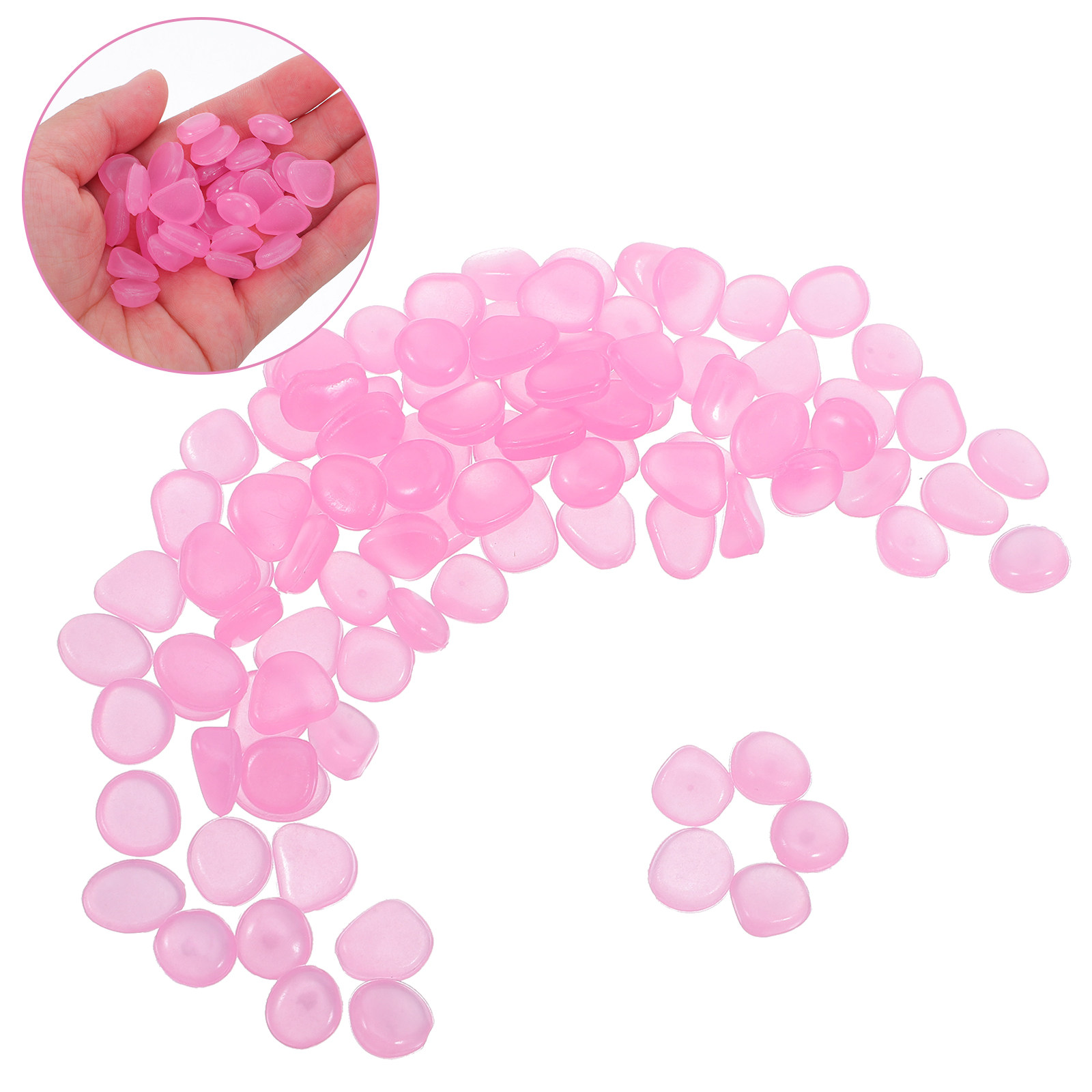 Aquarium Plants - Glow-in-the-Dark Resin Rocks for Aquarium, Fish