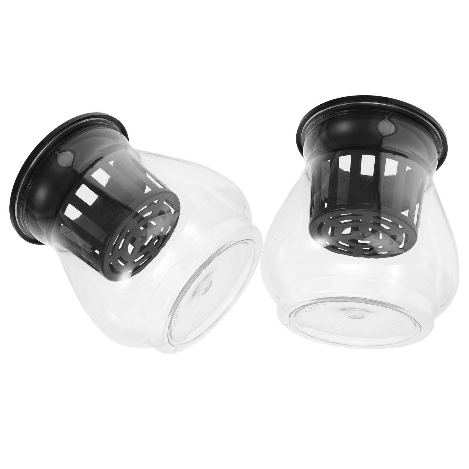 2Pcs Transparent Hydroponic Co - Aquarium Plants ulasan dan harga