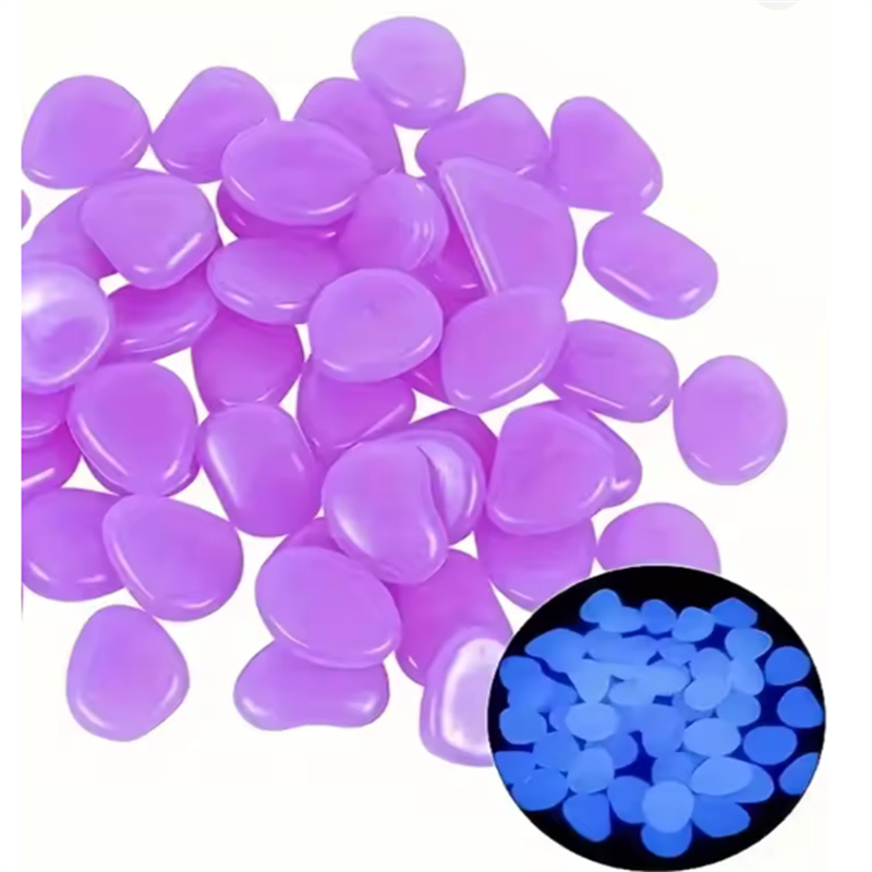 200pcs 1cm glow in dark pebble - Aquarium Plants ulasan dan harga