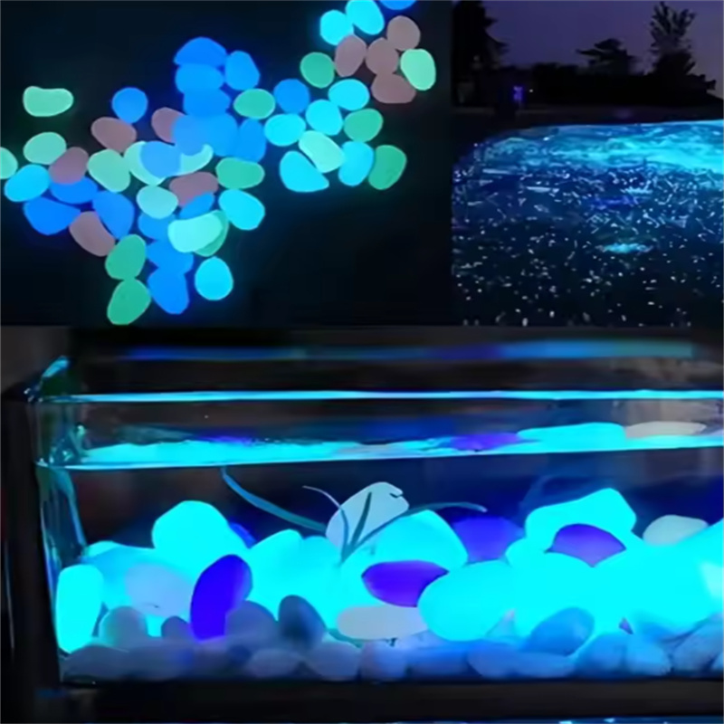 200pcs 1cm glow in dark pebble - Aquarium Plants ulasan dan harga