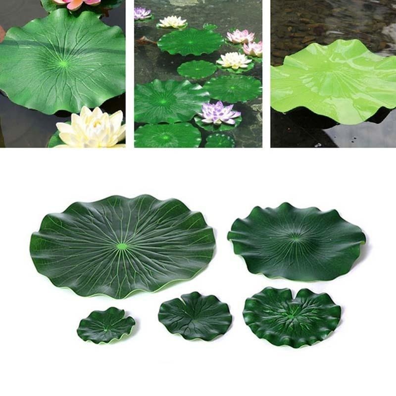 2026 Artificial Water Lily Lot - Fish Aquarium Home ulasan dan harga