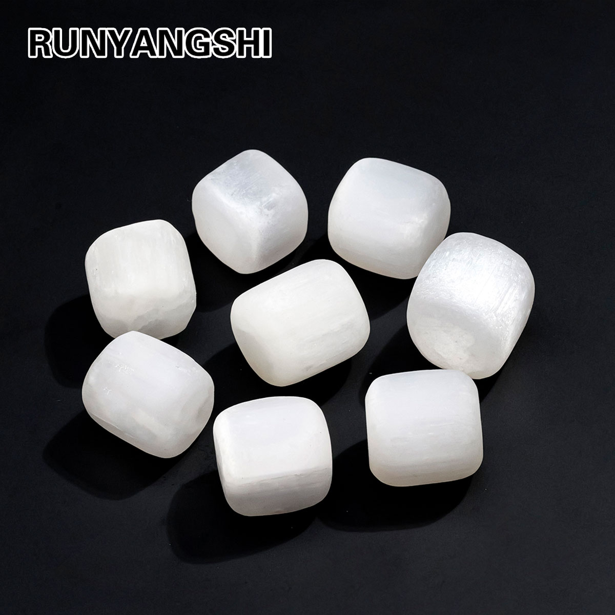 1pc Natural Selenite Rolling S - Fish Tank Gravel ulasan dan harga