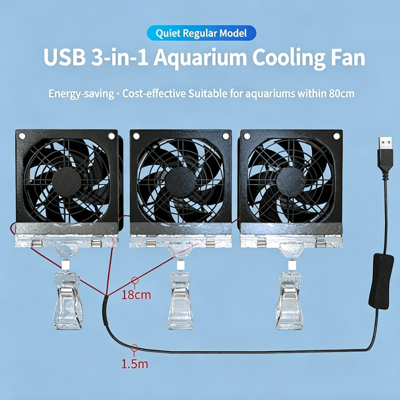 Fast Cooling Fan Adjustable An - Fish Tank Heater ulasan dan harga