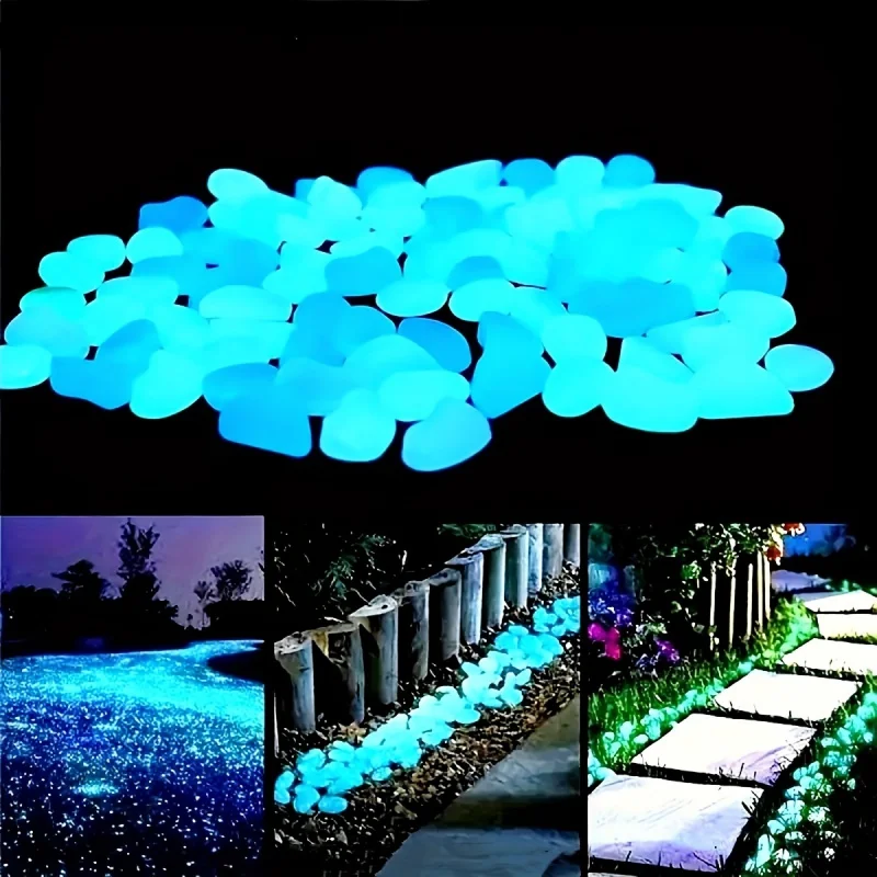 100pcs Resin Luminous Stones G - Aquarium Plants ulasan dan harga