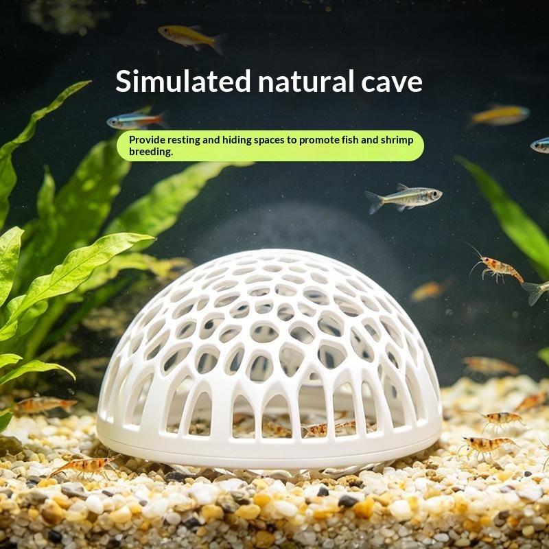 New Aquarium shrimp house Cave - Betta Fish Tank ulasan dan harga